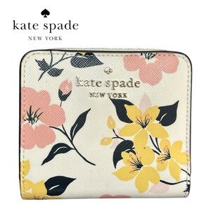 Kate Spade New York Staci Lily Blooms‎ Compact Bifold Wallet
